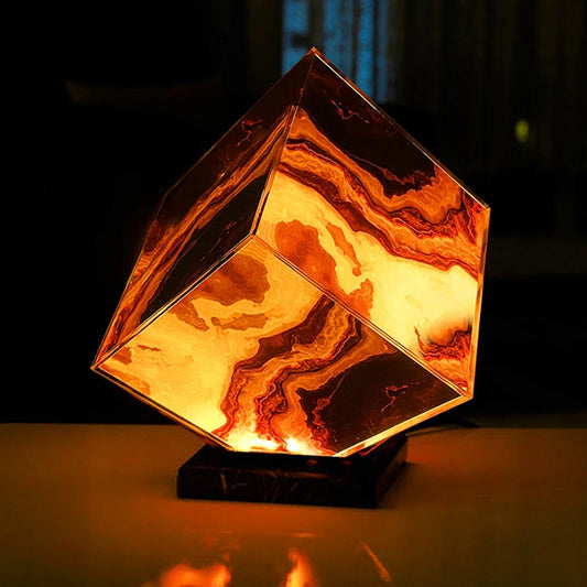 Onyx Marble Lamp Onyx Marble Lamp Creative Decorative Lamp Gift Night Lamp Bedside Lamp Christmas Gift Drop Shipping