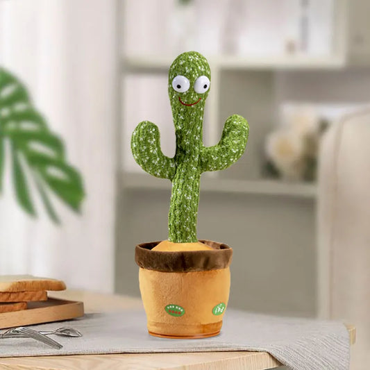 Chatty Cactus Interactive Plush: Sing, Record, and Light Up for Early Education Fun